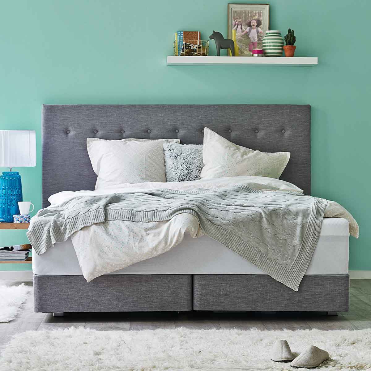 МАТРАК SEALY HYBRID PLUSH FR DARK GRAY 70008644